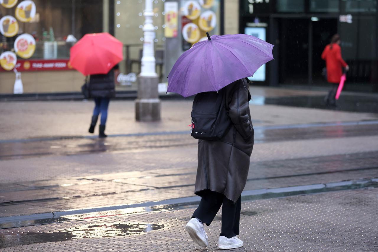 Zagreb: Južina i kiša veći dio dana, zahlađenje tek od petka