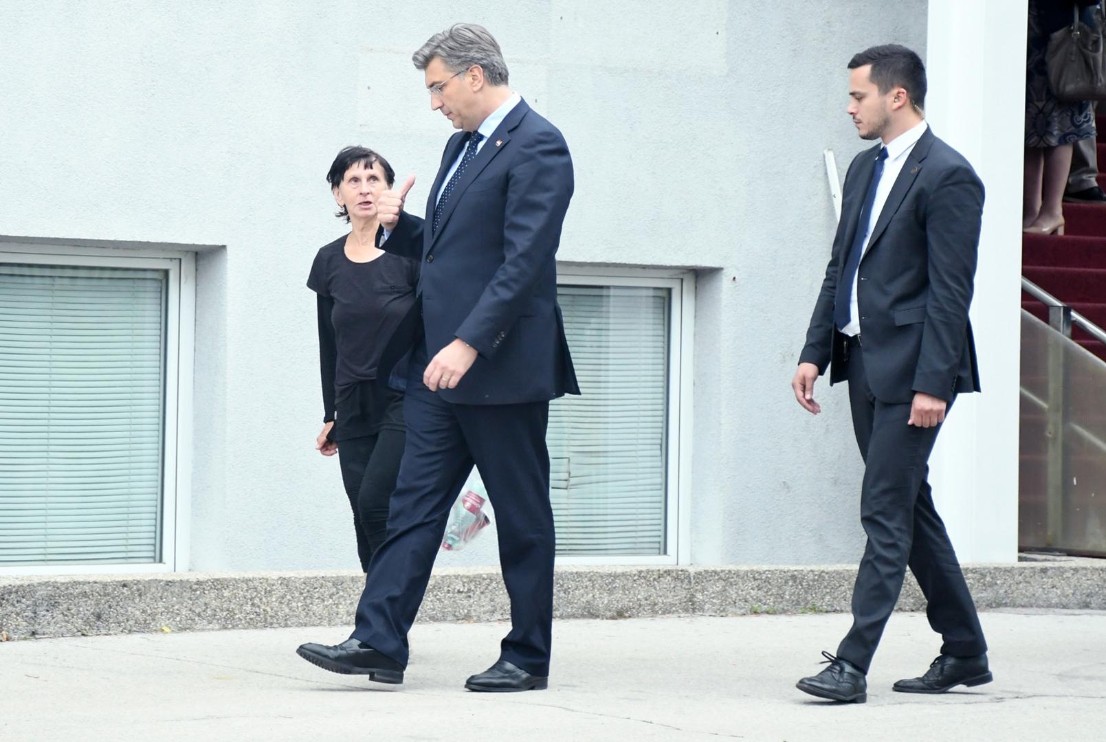 03.06.2020., Sisak - Predsjednik Vlade i HDZ-a Andrej Plenkovic sudjelovao je na sjednici Zupanijskog odbora HDZ-a Sisacko-moslavacke zupanije.
Photo: Nikola Cutuk/PIXSELL