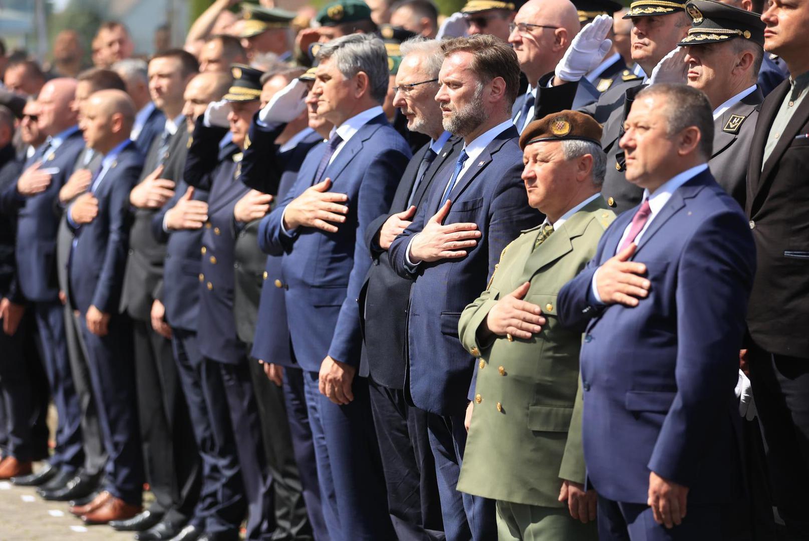 02.05.2022., Borovo - Obiljezavanje 31. obljetnice stradavanja dvanaestorice hrvatskih redarstvenika - Memorijal 12 redarstvenika.
  Photo: Davor Javorovic/PIXSELL