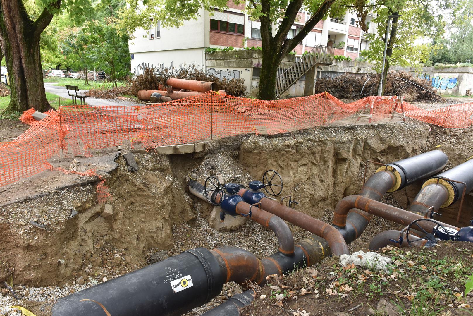 30.8.2023., Zagreb - Reportaza iz Novog Zagreba cije su javne povrsine zapustene. Photo: Davorin Visnjic/PIXSELL