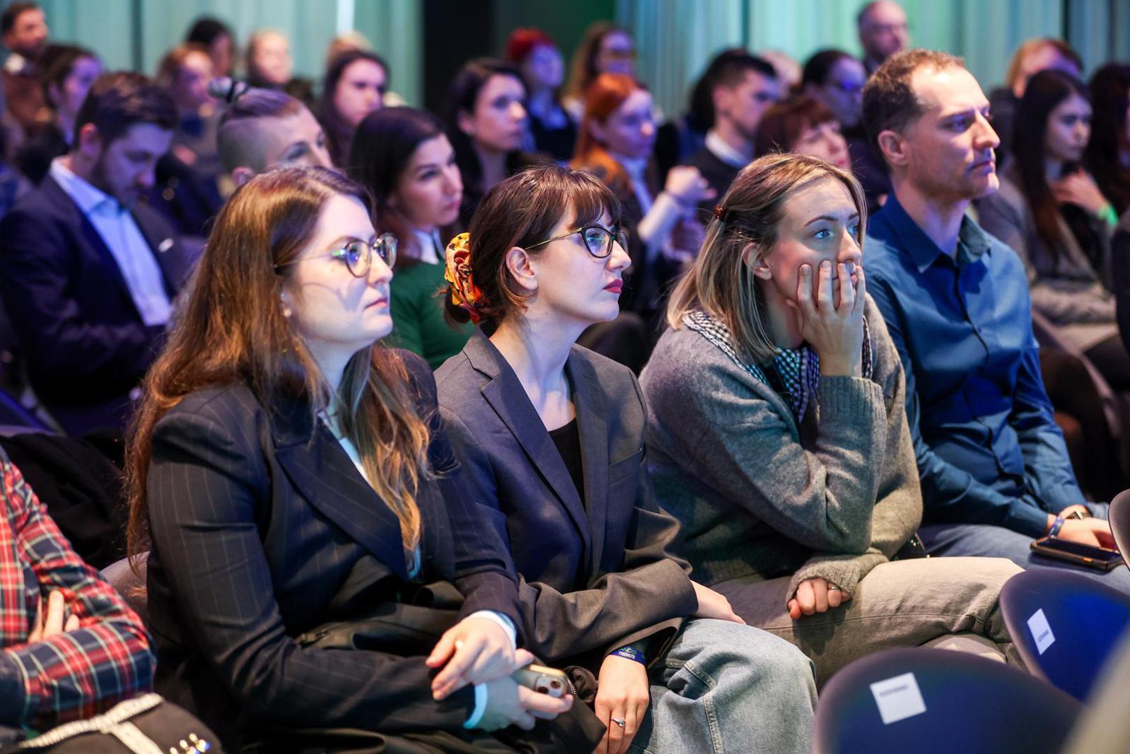 12.12..2024., Zagreb - Konferencija "Brands&Trends" u hotelu Zonar. Predavanje: Ana Andjelic (Global Chief Brand Officer, New York): Culture GPT. Photo: Igor Kralj/PIXSELL