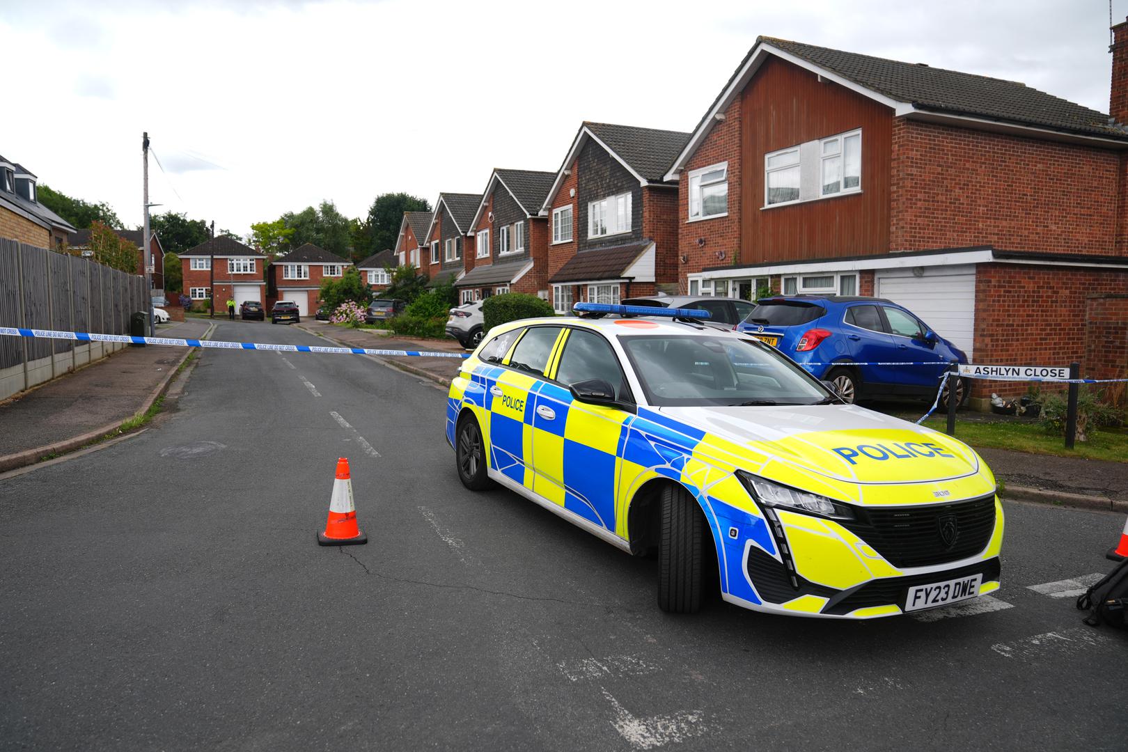 Police at the scene in Ashlyn Close, Bushey, Hertfordshire, where three women, who police believe to be related, were found with serious injuries and died at the scene a short time after police and paramedics were called just before 7pm on Tuesday. A manhunt has been launched for Kyle Clifford, 26, from Enfield, north London, who is wanted by detectives investigating the murders of the three women. Picture date: Wednesday July 10, 2024. Photo: James Manning/PRESS ASSOCIATION