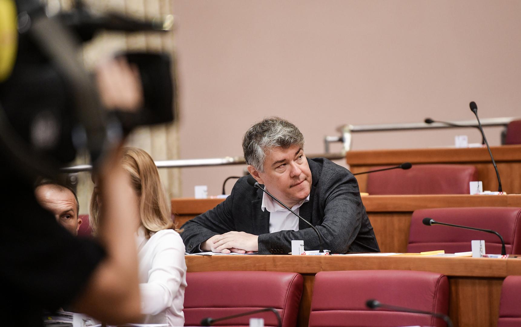 22.07.2023., Zagreb - Drugi dan izvanredne sjednica Sabora na temu plinske afere u HEP-u. Boris Lalovac Photo: Josip Regovic/PIXSELL