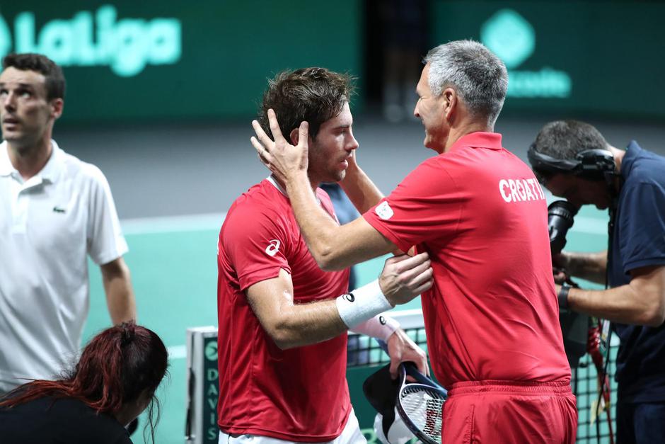 Malaga: Hrvatska protiv Španjolske na Davis Cupu, Borna Ćorić i Roberto Bautista Agut