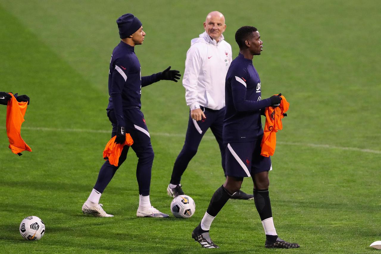 Zagreb: Trening francuske nogometne reprezentacije na stadionu Maksimir