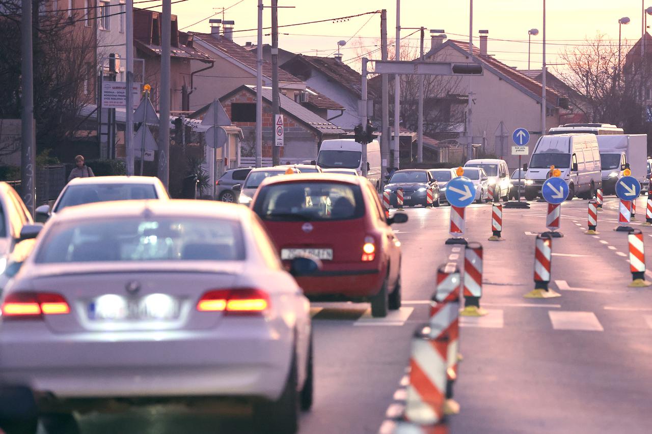 Zagreb: Velike gužve na istočnom ulazu u grad