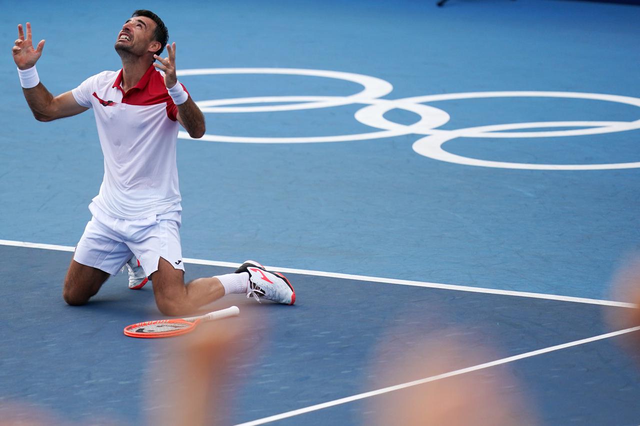 (TOKYO2020)JAPAN-TOKYO-OLYMPICS-TENNIS-MEN'S DOUBLES