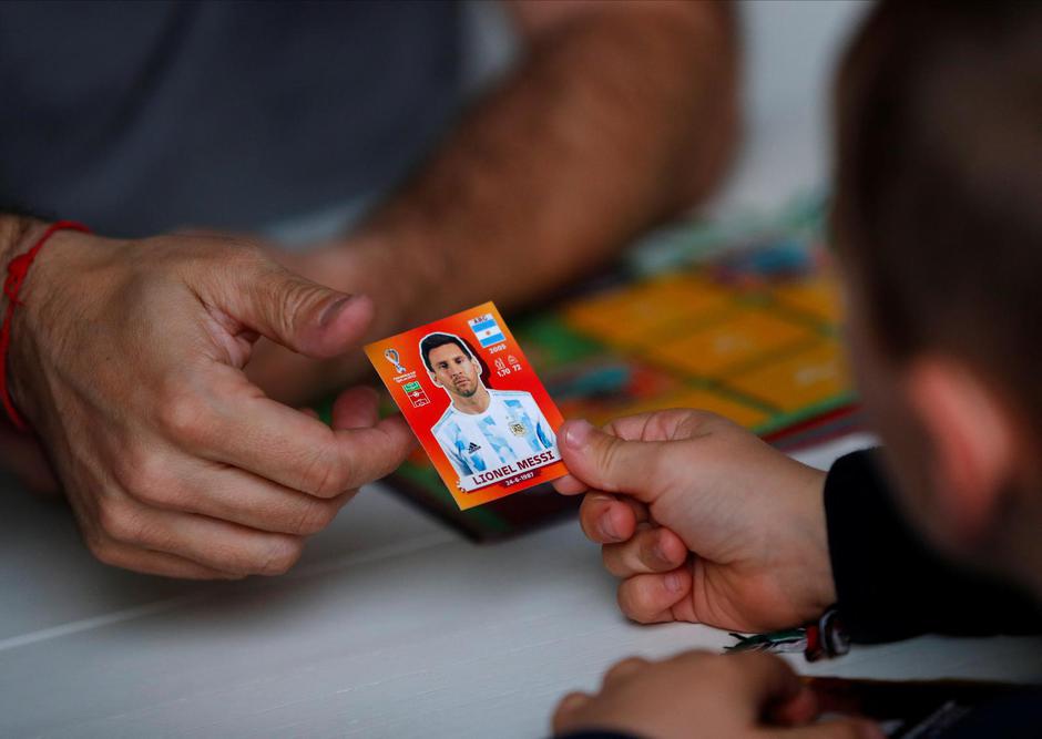 In land of Maradona and Messi, fans go wild for World Cup stickers