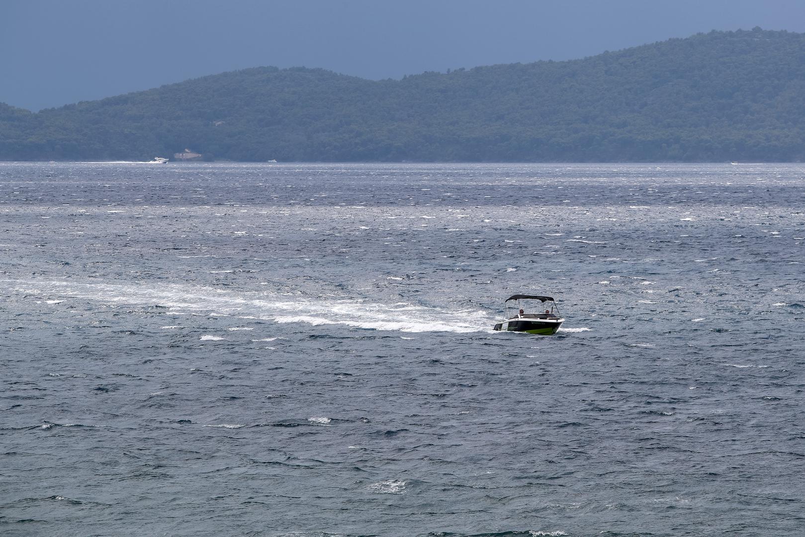 22.07.2024., Zadar - Nakon suncanog i sparnog jutra prema Zadru je krenulo nevrijeme Photo: Sime Zelic/PIXSELL