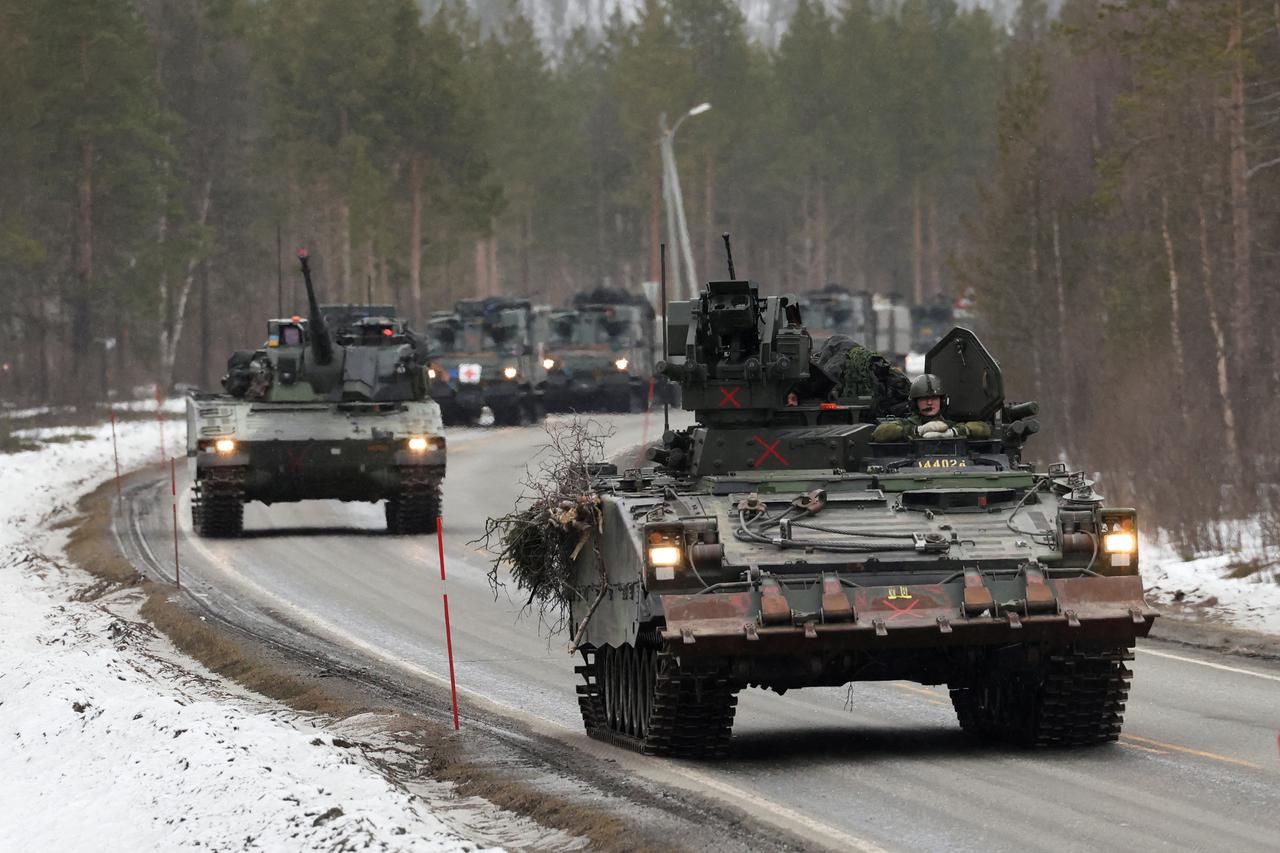 "Cold Response 2022" NATO military exercise, in Setermoen