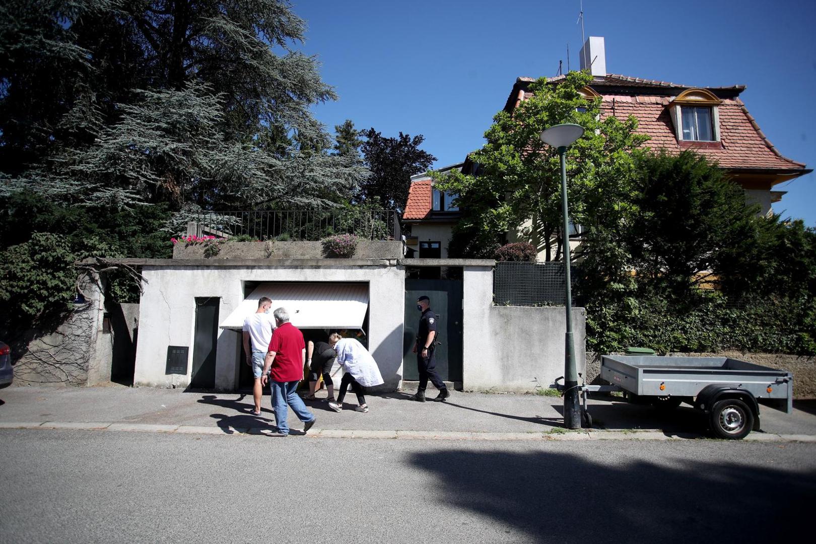 30.06.2021., Zagreb - Vijenac 2. Pretres kuce glavnog ravnatelja HRT-a Kazimira Bacica na Tuskancu zbog sumnje u korupciju. Photo: Igor Kralj/PIXSELL