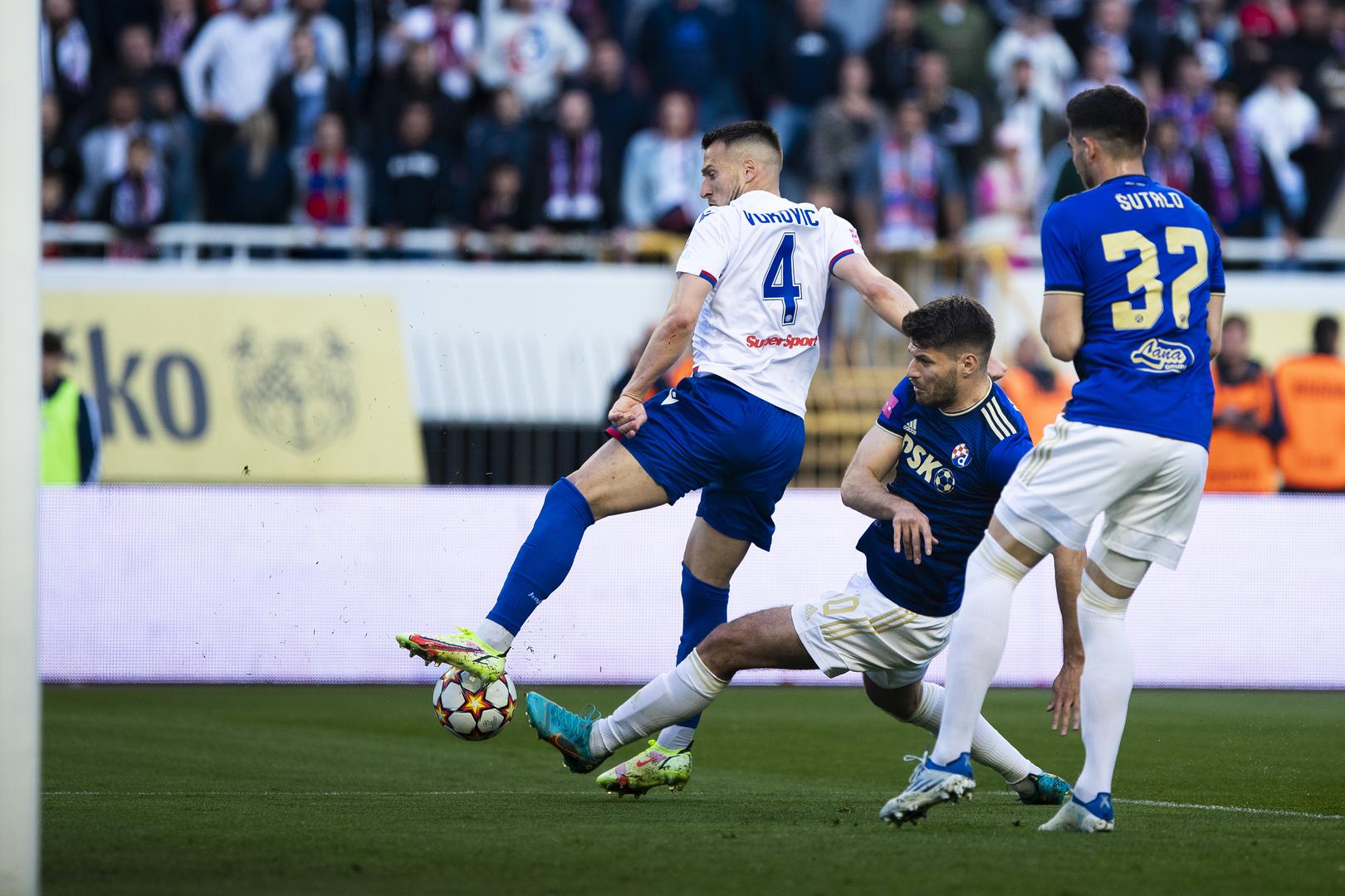 Hajduk - Dinamo 1:0 - Bijeli i drugi put u prvenstvu pobijedili Plave