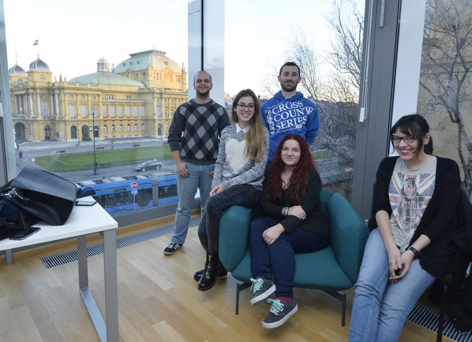 13.01.2015., Zagreb - Novouredjena zgrada Muzicke akademije pocela je s radom te su studenti i profesori sa svih lokacija u gradu napokon na jednom mijestu. Photo: Marko Lukunic/PIXSELL