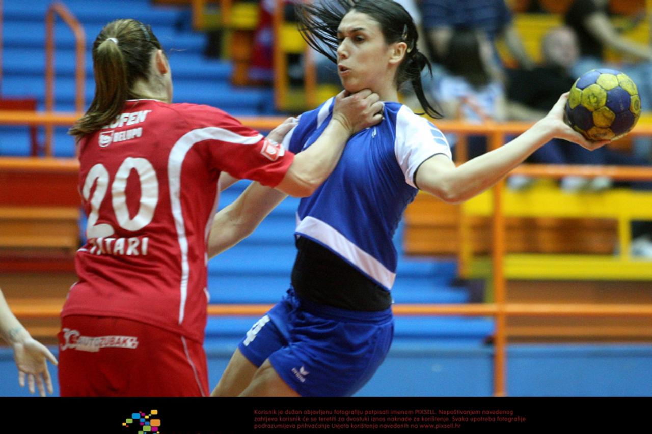 '09.05.2012., Zagreb, Dom sportova - Zenska rukometna utakmica, Lokomotiva - Podravka Vegeta.  Photo: Igor Kralj/PIXSELL'