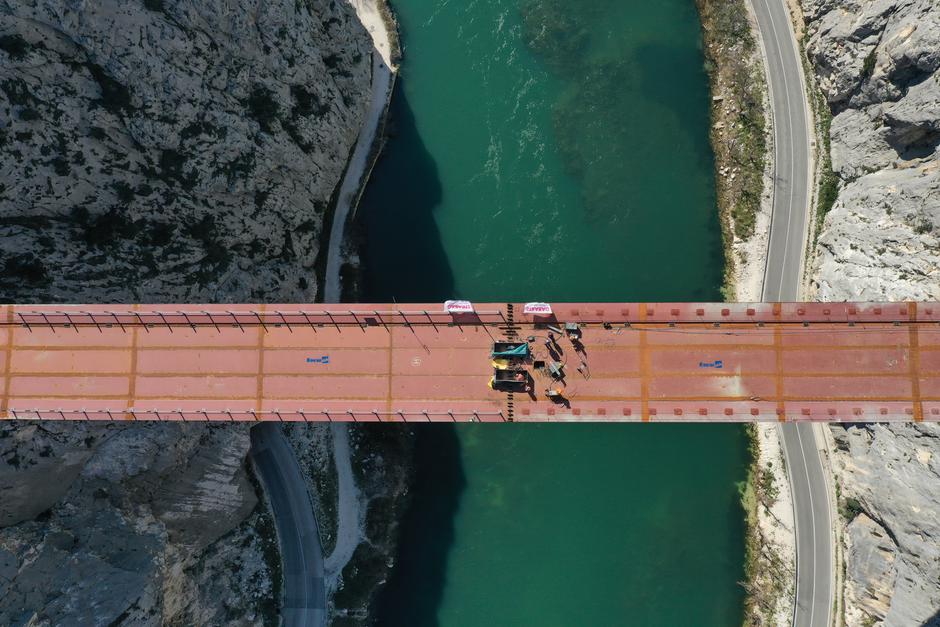 Tijek radova na mostu iznad Cetine - očekuje se otvorenje