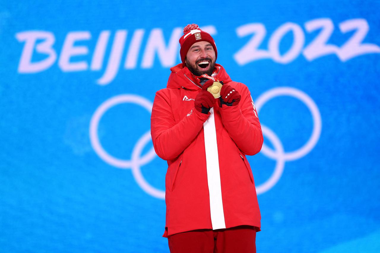 Victory Ceremony - Freestyle Skiing - Men's Ski Cross