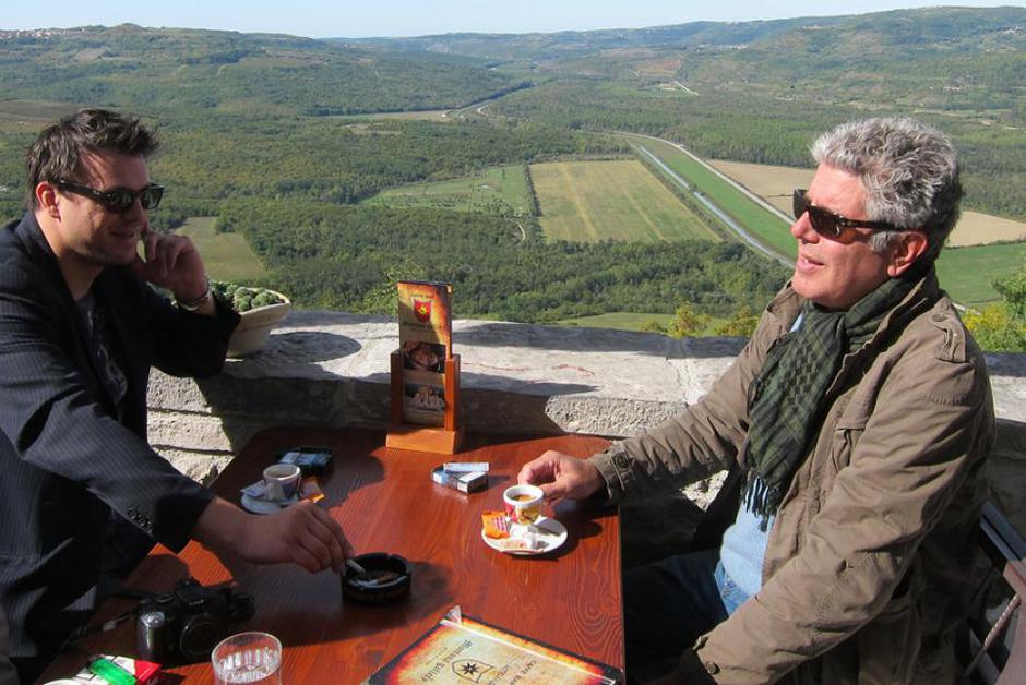 Mate Jankovič i Anthony Bourdain