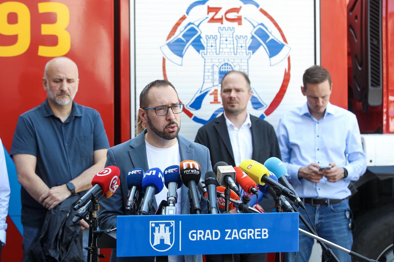 Zagreb: Gradonačelnik Tomašević održao konferenciju za medije 