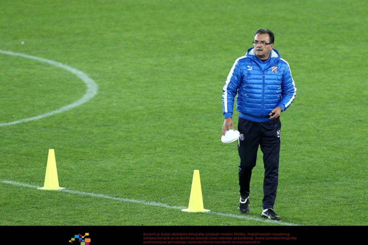 '05.11.2012., Pariz, Francuska - Stadion Park princeva, GNK Dinamo odradio posljednji trening uoci utakmice 4 kola Lige prvaka protiv domacina PSG-a. Ante Cacic Photo: Marko Lukunic/PIXSELL'