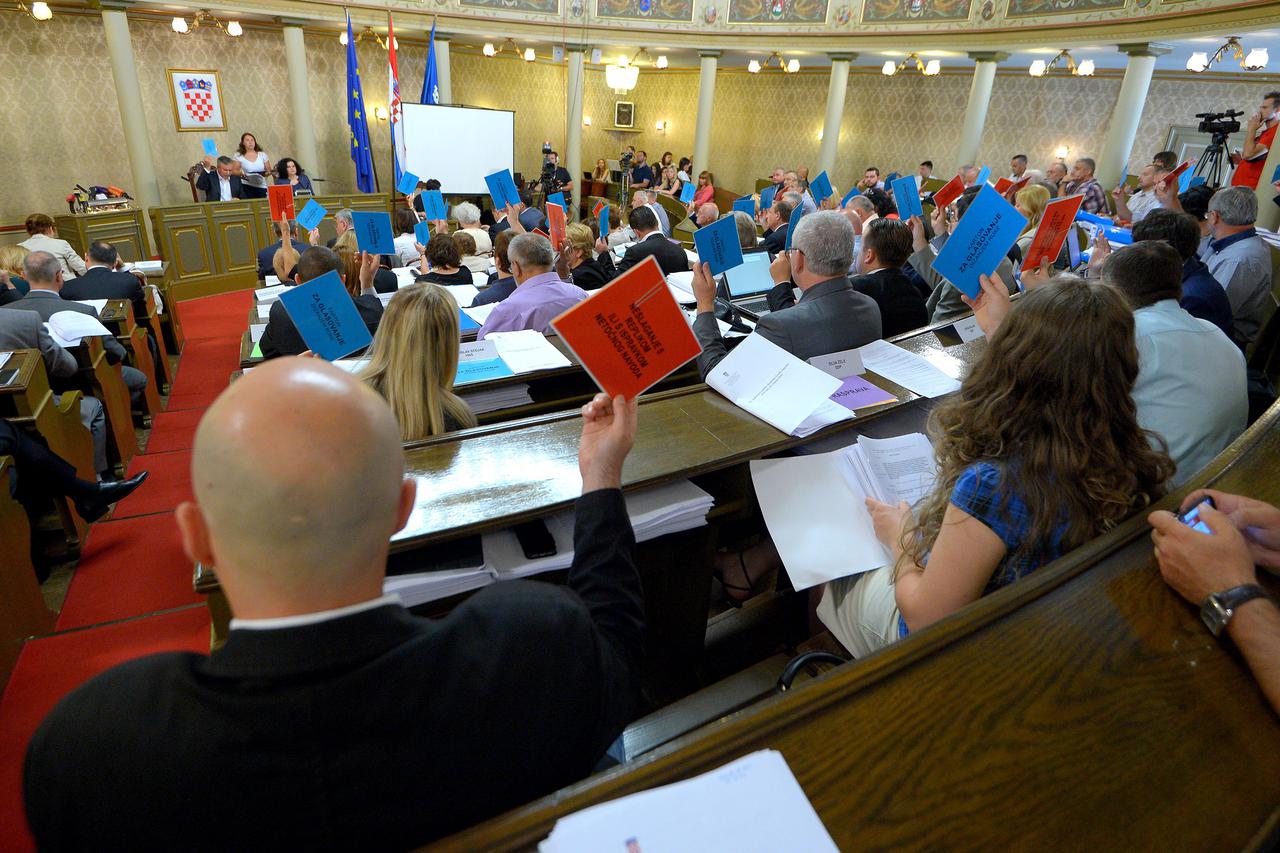 24.07.2014., Zagreb - Gradska skupstina, sjednica gradske skupstine.  Photo: Marko Lukunic/PIXSELL