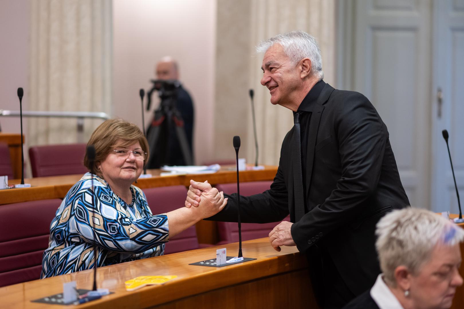 7.2.2024., Zagreb - Dolazak saborskih zastupnika na sjednicu. Photo: Neva Zganec/PIXSELL