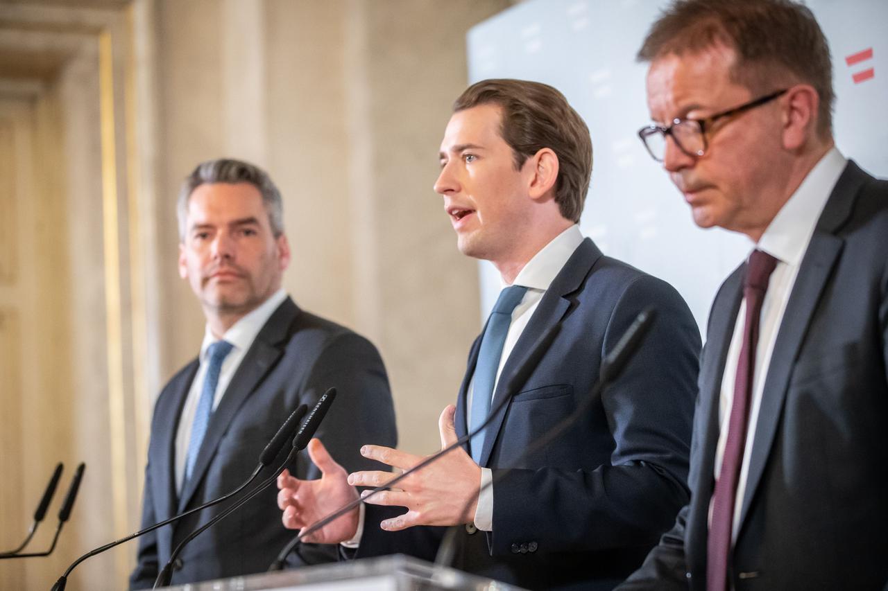 Kancelar Sebastian Kurz s ministrima