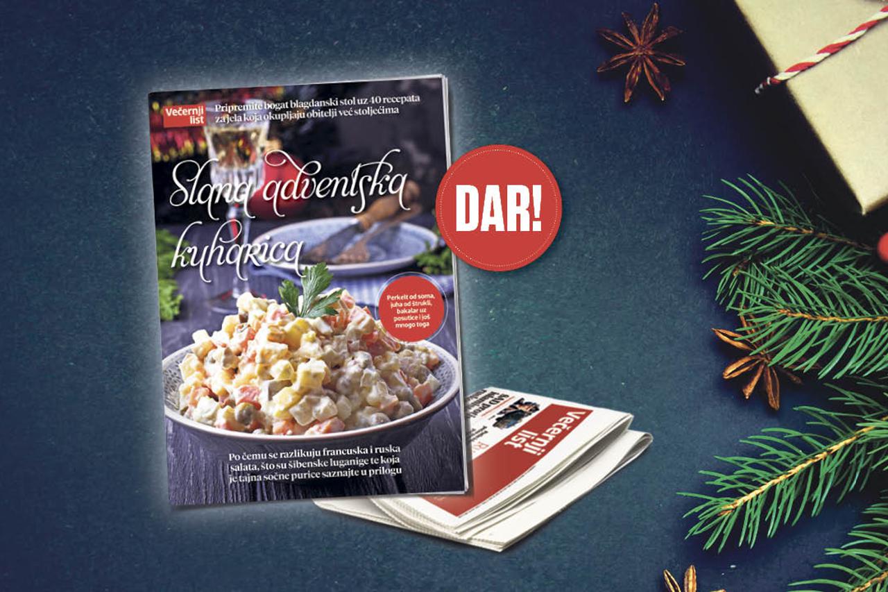 Večernji svojim čitateljima daruje slanu i slatku adventsku kuharicu!