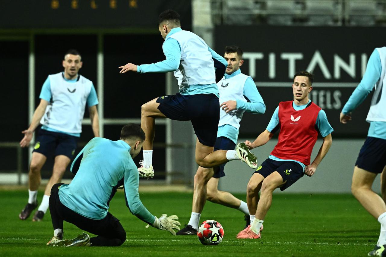 Trening igrača GNK Dinamo u Beleku u Turskoj