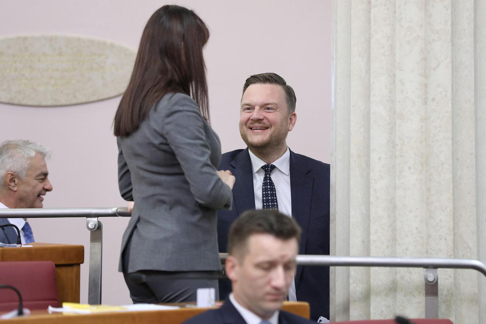 25.05.2023., Zagreb - Sabor 16. sjednicu nastavlja raspravom o prijedlogu izmjena i dopuna Drzavnog proracuna Republike Hrvatske za 2023. godinu. Photo: Patrik Macek/PIXSELL