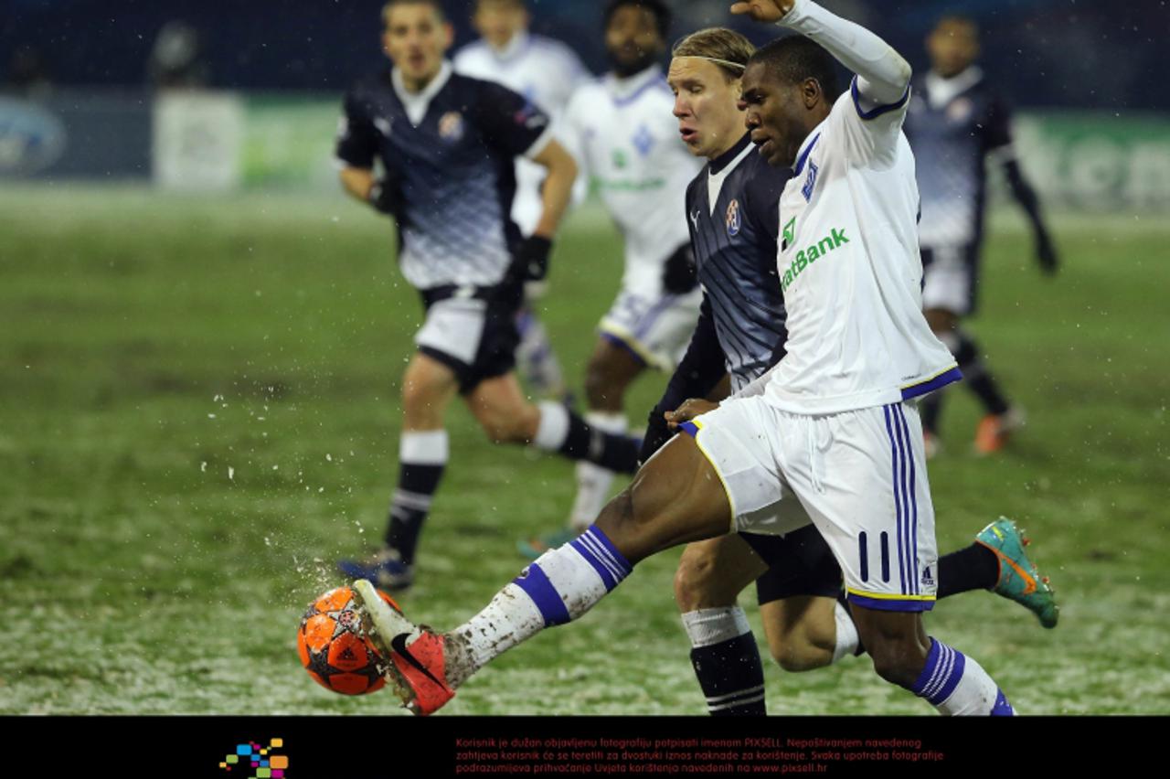 '04.12.2012., stadion u Maksimiru, Zagreb - UEFA Liga prvaka, skupina A, 6. kolo, GNK Dinamo - FC Dynamo Kijev.  Photo: Dalibor Urukalovic/PIXSELL'