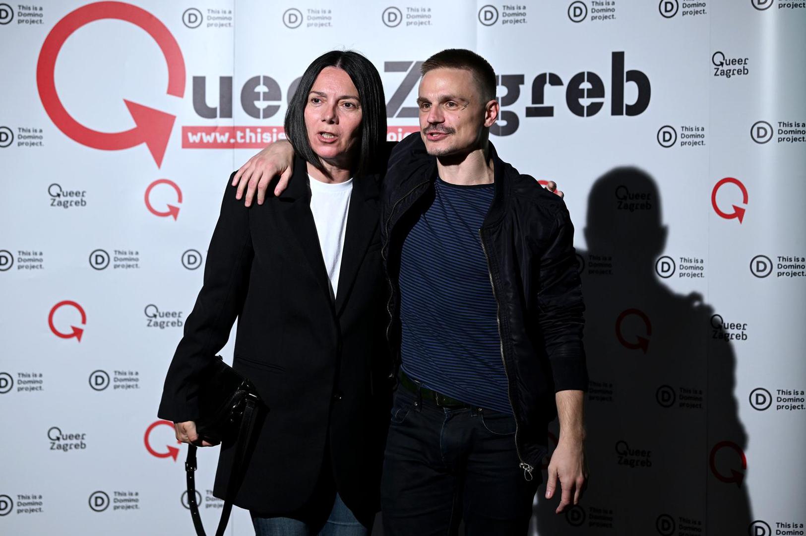 18.05.2023., Zagreb - Udruga Domino u Zagrebackom plesnom centru otvara 21. Queer Zagreb sezonu premijerom plesne predstave HEROES autora Brune Isakovica i Mije Zalukar. Danijela Trbovic, Bruno Isakovic Photo: Marko Lukunic/PIXSELL