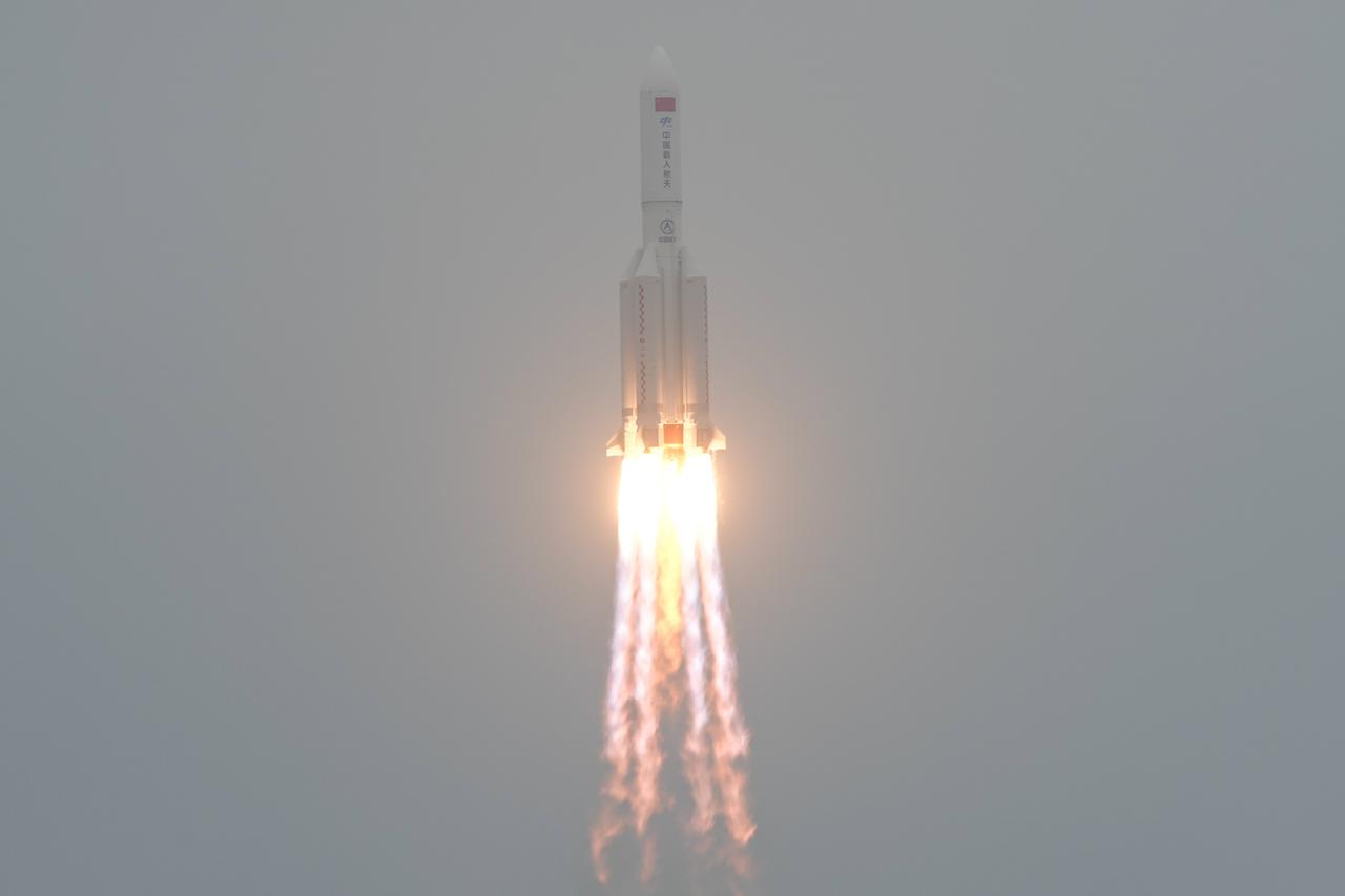 (EyesonSci)CHINA-HAINAN-WENCHANG-SPACE STATION-CORE MODULE-LAUNCH (CN)