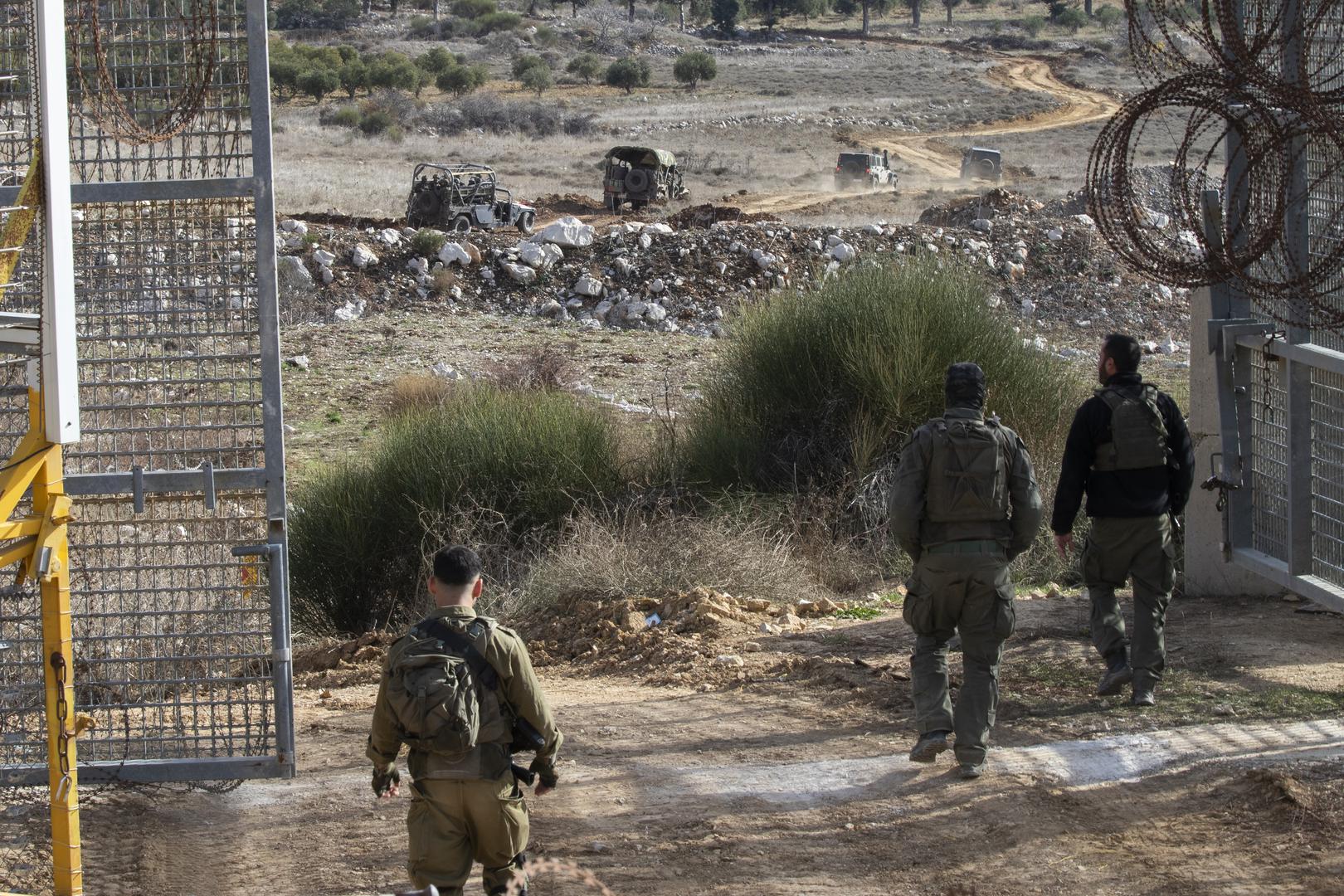 A Israeli army convoy of small vehicles with soldiers drive inside Syria after crossing through a gate along the border with Syria in the Israeli-controlled Golan Heights on December 10, 2024. Israel is extending is presence on the ground inside Syria following the Syrian rebel takeover of most of the country in the past days. Photo by Jim Hollander/UPI Photo via Newscom Photo: JIM HOLLANDER/NEWSCOM