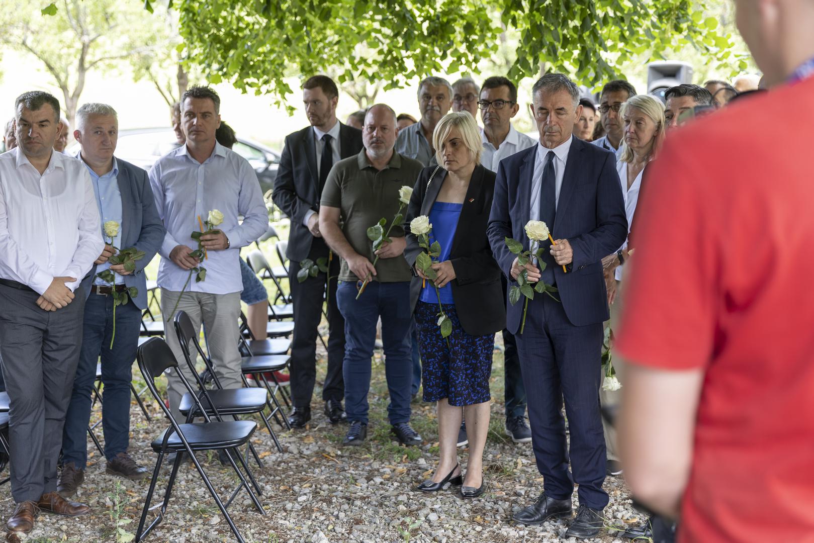 03.08.2023. Otocac - Centralna komemoracija za stradale Srbe u Oluji, koju organizira SNV "u znak sjecanje na egzodus Srba i sve stradale u ratu". Photo: Nikola Mraovic/PIXSELL