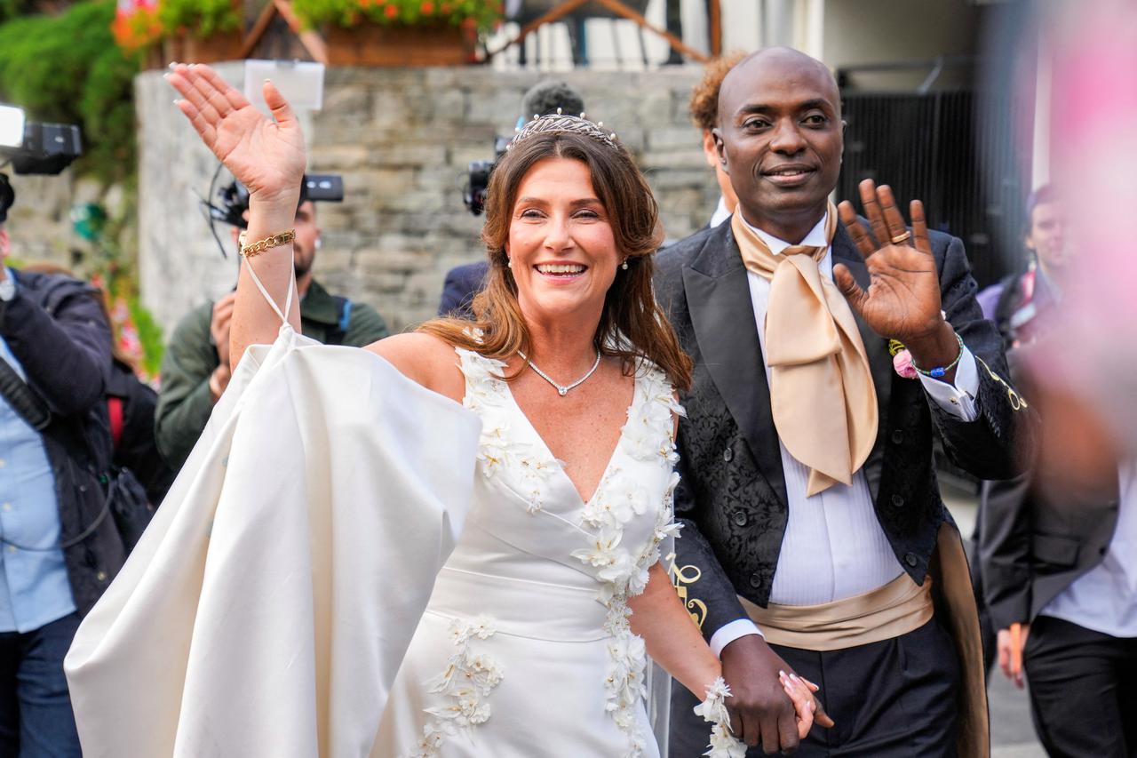 Wedding of Norway's Princess Martha Louise and Durek Verrett, in Geiranger