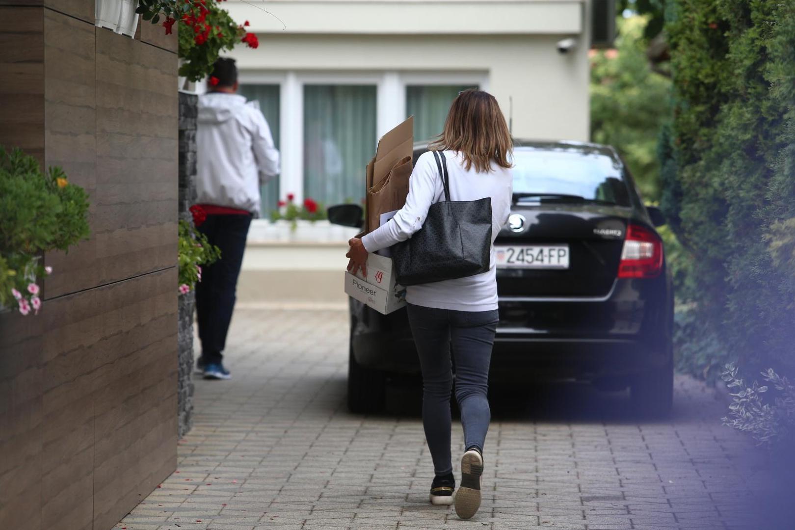 18.09.2020., Velika Gorica - Pretres kuce gradonacelnika Velike Gorice Drazena Barisica, osumnjicenog u slucaju Janaf. 

Photo: Matija Habljak/PIXSELL