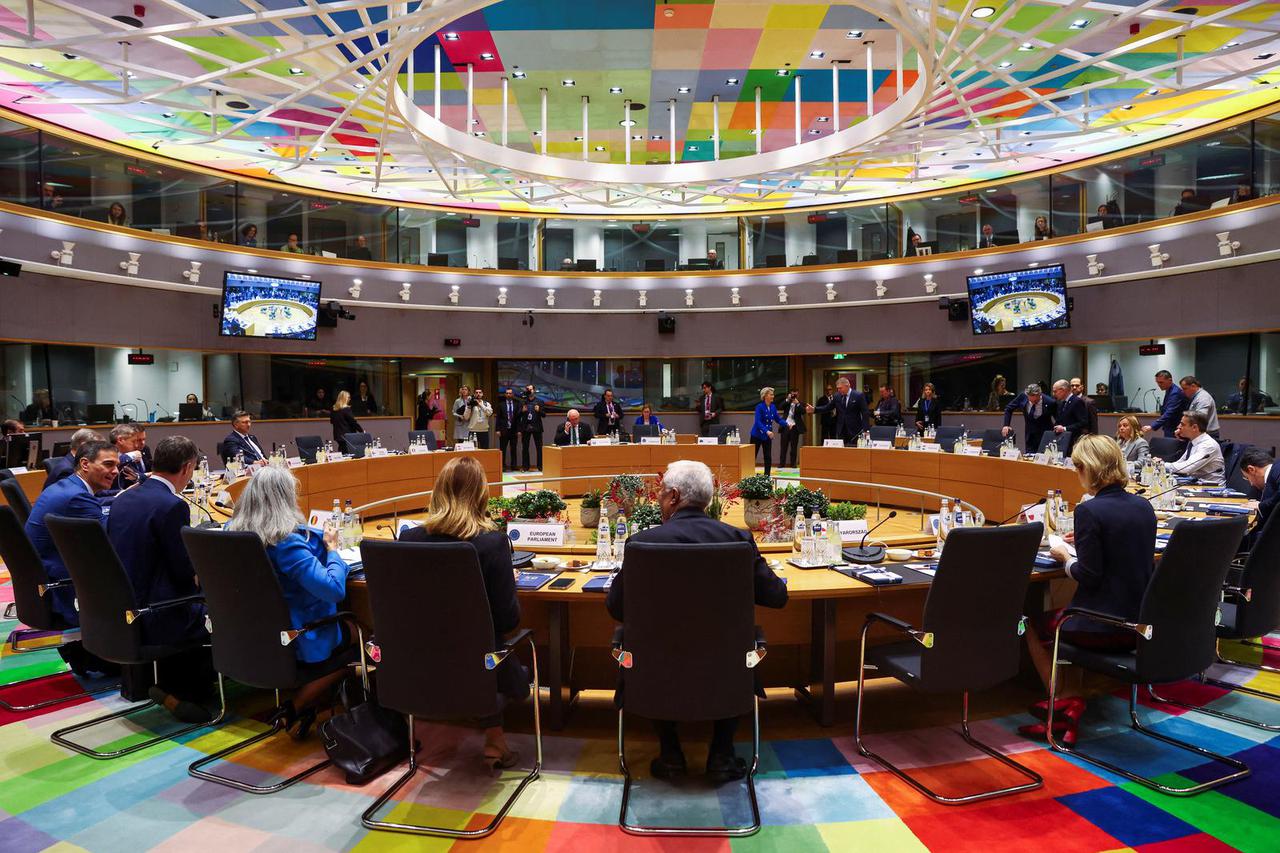 EU leaders hold a summit in Brussels