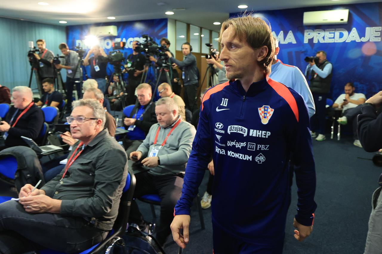 Zagreb: Zlatko Dalić i Luka Modrić održali konferenciju za medije