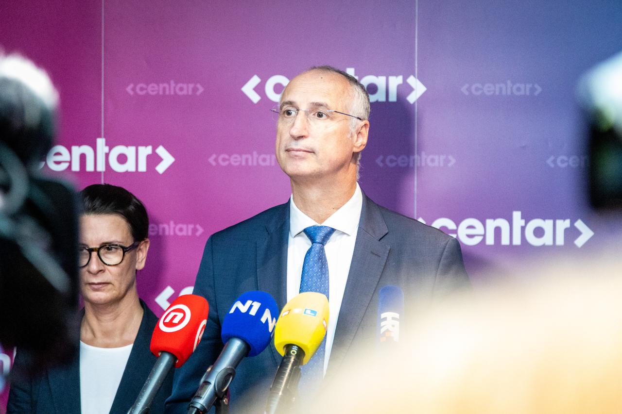 Zagreb: Konferencija za medije stranke Centar