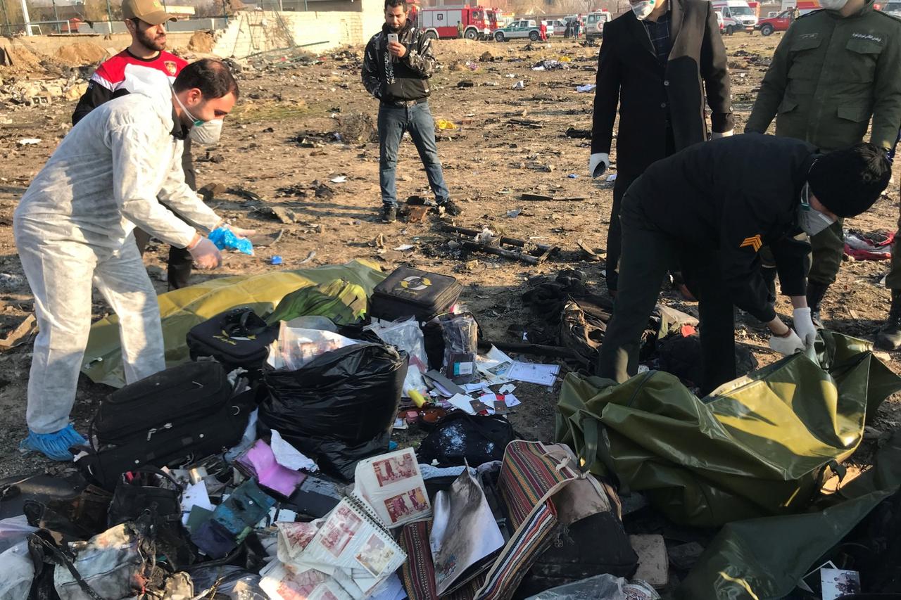 Kod Teherana pao ukrajinski putnički zrakoplov