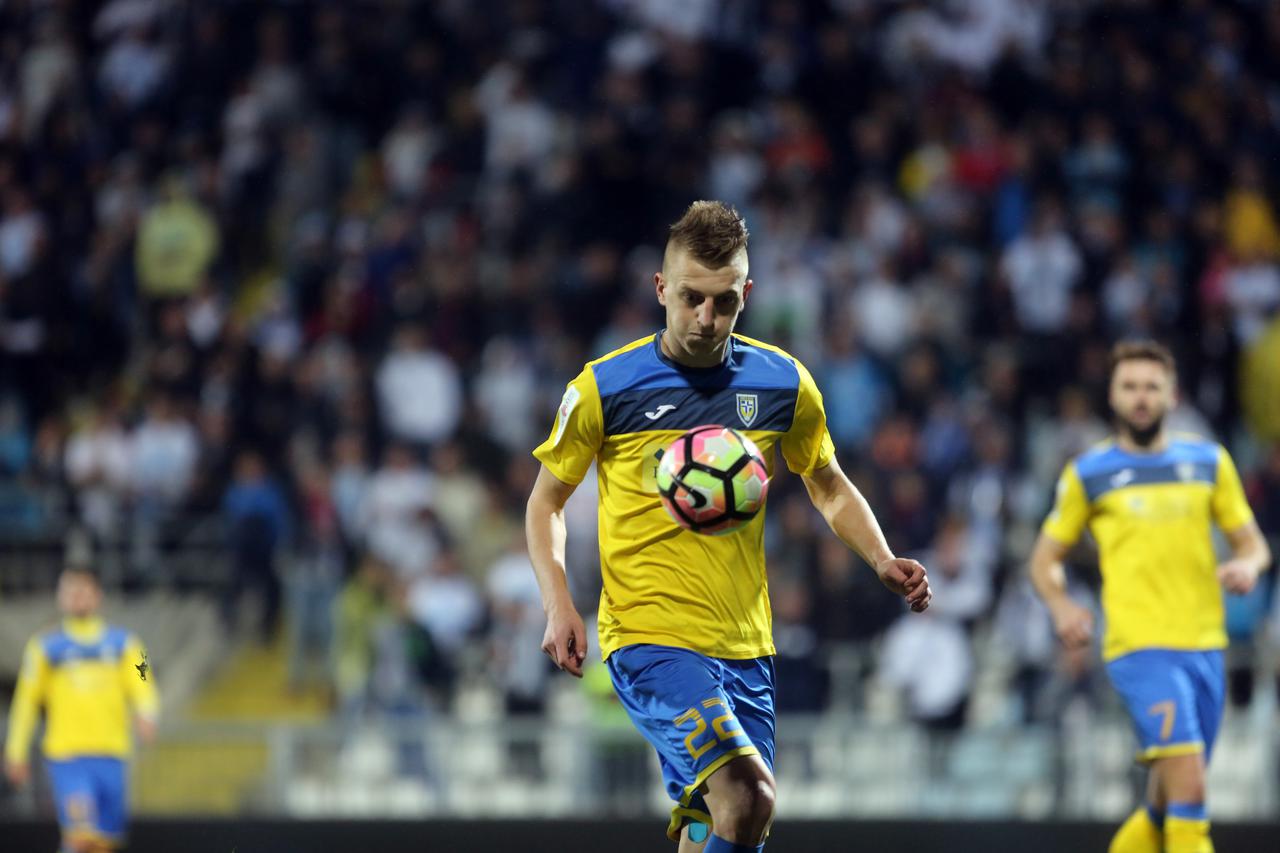 23.10.2016., stadion HNK Rijeka, Rijeka - MAXtv 1. HNL, 13. kolo, HNK Rijeka - NK Inter Zapresic. Jakov Filipovic. Photo: Goran Kovacic/PIXSELL