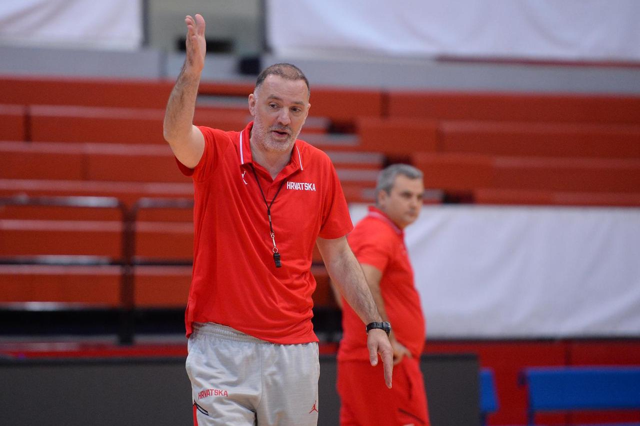 Zagreb: Trening košarkaške reprezentacije uoči kvalifikacija za EuroBasket