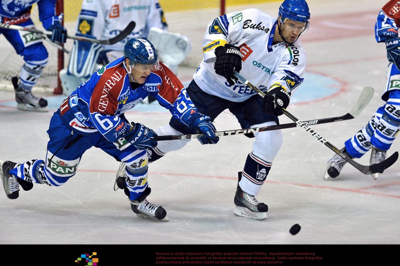 '02.09.2011., Ledena dvorana, Dom sportova, Zagreb - Memorijalni turnir hokeja na ledu Ferdo Spajic 2011., KHL Medvescak - HC Vitkovice Steel. Dominik Kanaet.  Photo: Goran Stanzl/PIXSELL'