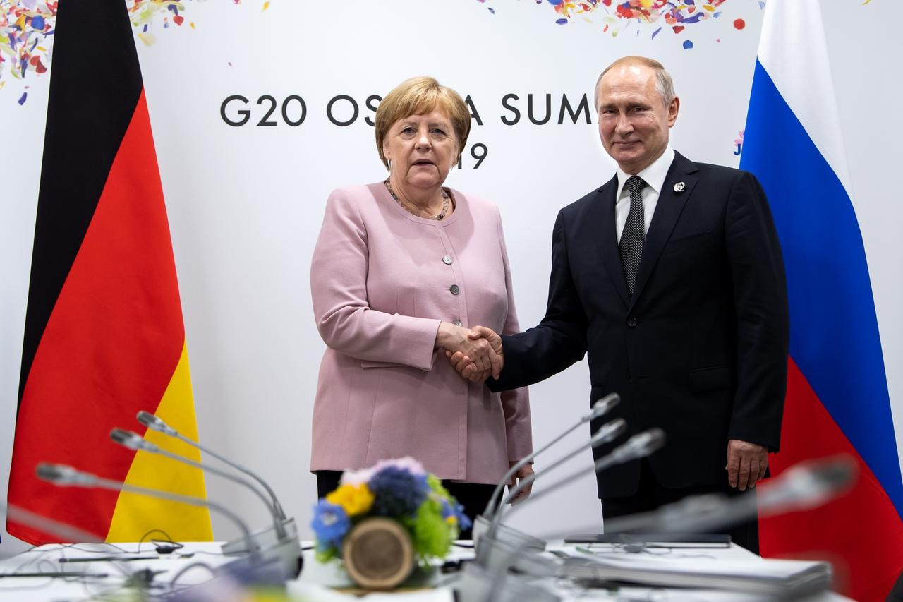 Angela Merkel i Vladimir Putin