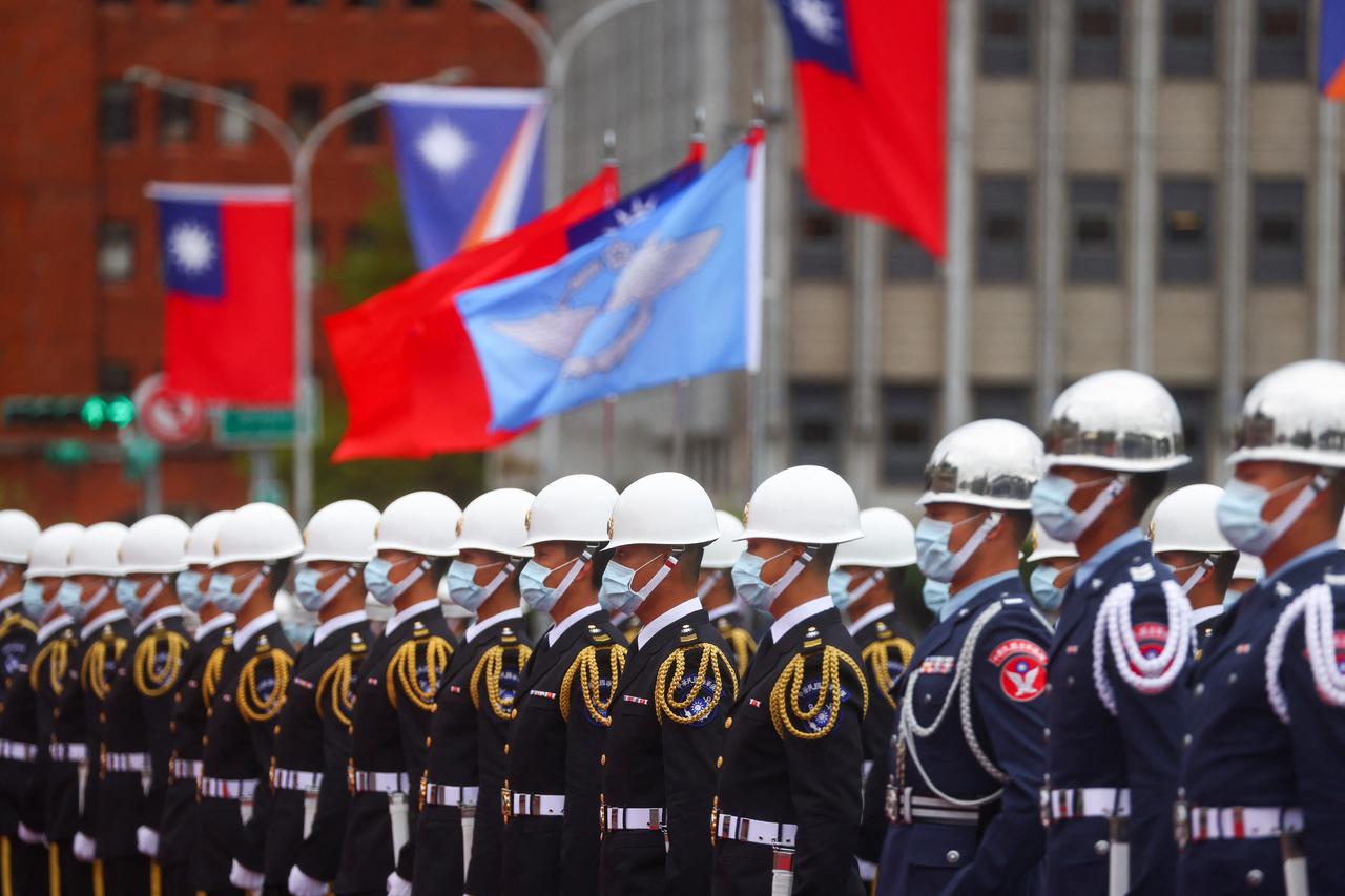 Welcome ceremony for Marshall Islands' President David Kabua in Taipei