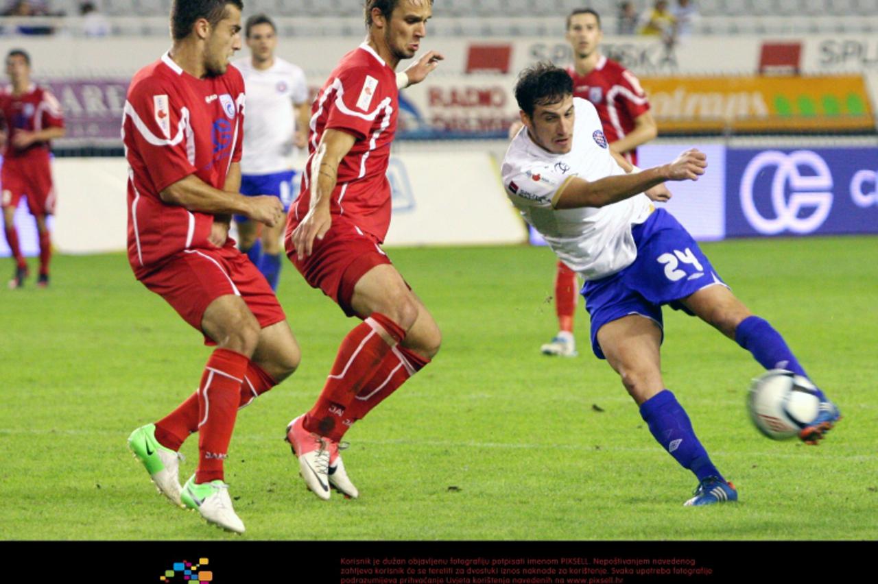 '05.10.2012., Gradski stadion Poljud, Split - MAXtv 1. HNL, 11. kolo, HNK Hajduk - NK Cibalia. Ivan Vukovic. Photo: Ivana Ivanovic/PIXSELL'