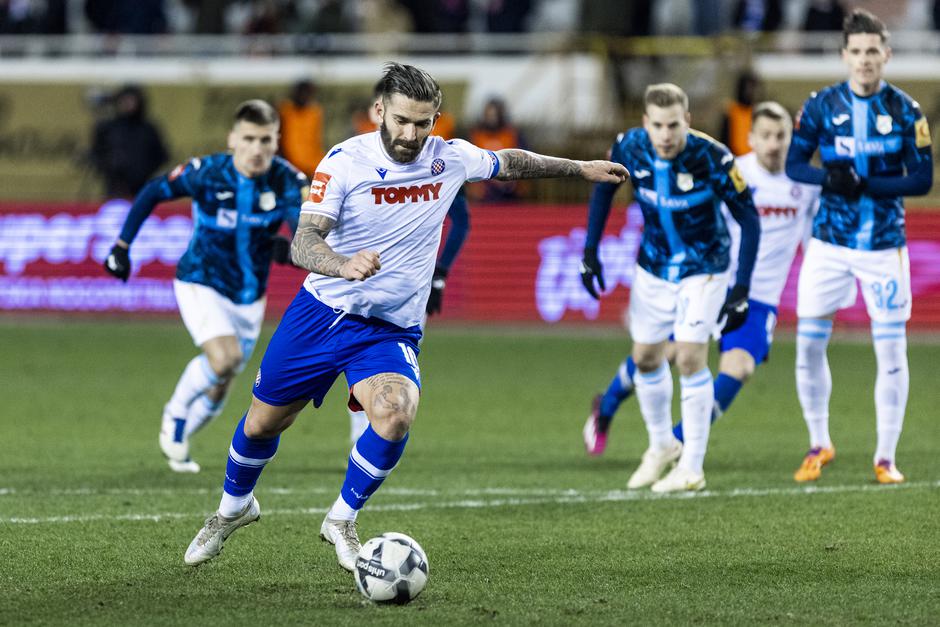 Susret 20. kola SuperSport HNL-a između Hajduka i Rijeke