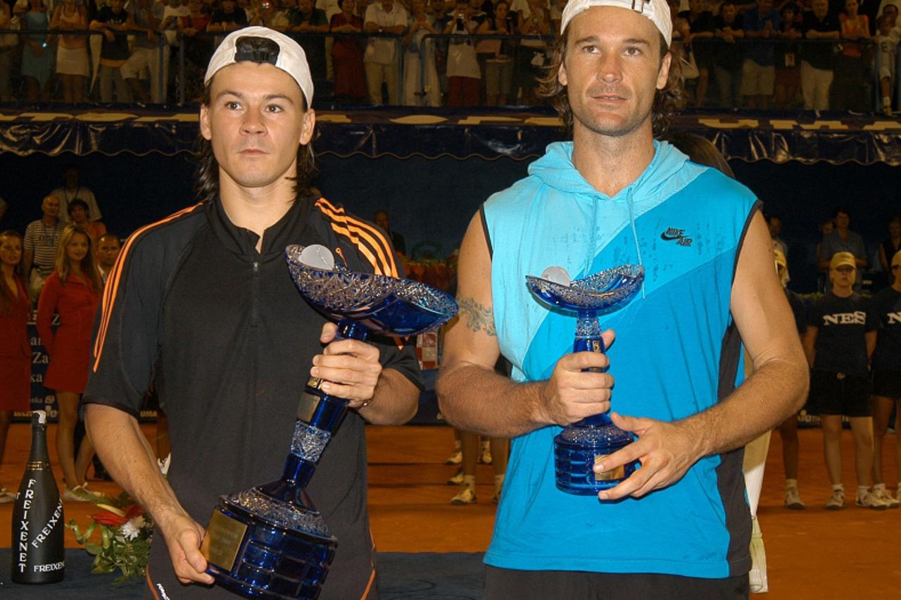 \'sport....umag...31.07.2005. umag - atp umag croatia open/finale/ carlos moya i guillermo coria snimio:marko lukunic\'