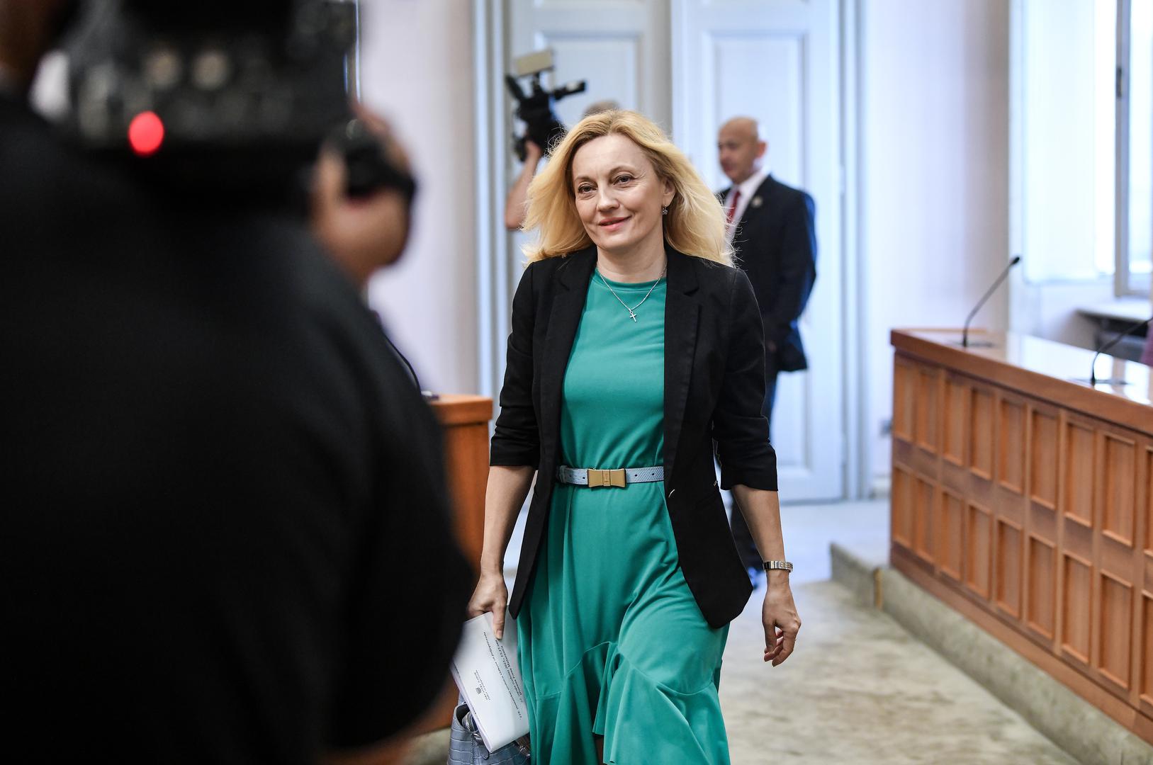 22.07.2023., Zagreb - Drugi dan izvanredne sjednica Sabora na temu plinske afere u HEP-u. Marijana Petir Photo: Josip Regovic/PIXSELL