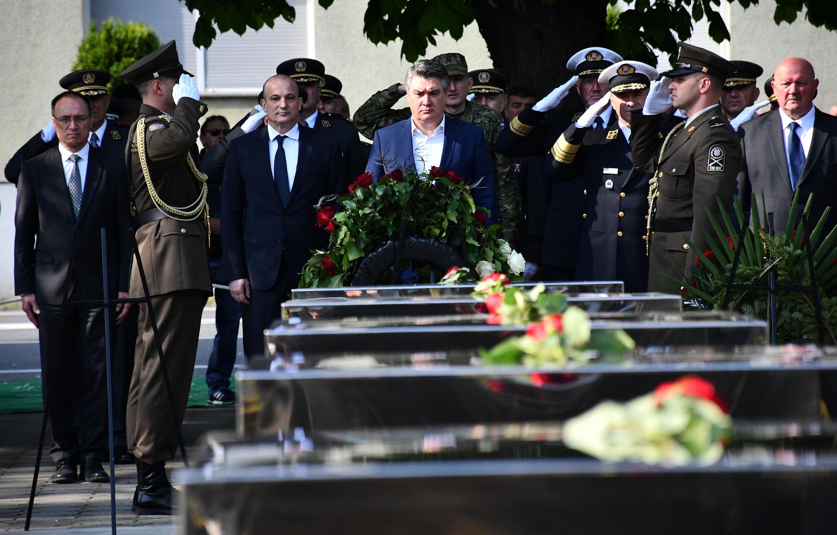 01.05.2022., Okucani - Obiljezavanje 27. obljetnice vojno-redarstvene operacije Bljesak u Okucanima  Photo: Ivica Galovic/PIXSELL